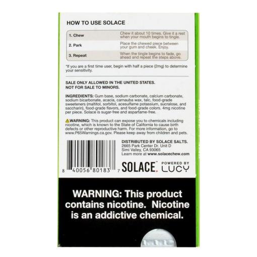 Solace Cool Mint Nicotine Gum - Image 4