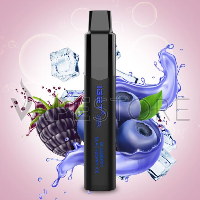 IGET LEGEND 4000 PUFFS BLUEBERRY BLACKBERRY ICE DISPOSABLE VAPE