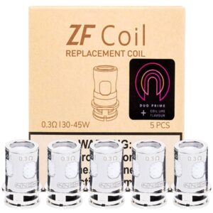 Innokin ZF Dual Mesh Replacement Coils 0.2 ohm (50-80W) 0.3 ohm (30-45W) 5 Pack
