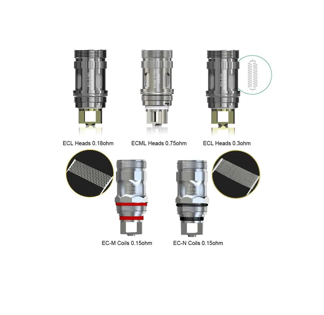 Eleaf 5pc EC Series Coil Heads - Image 2